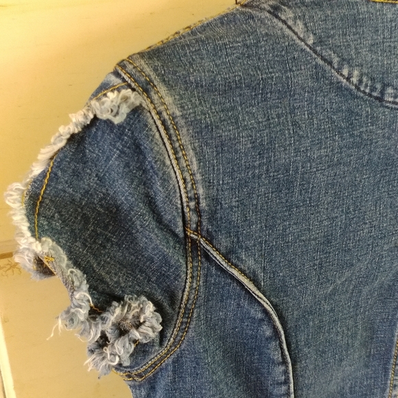 ◀ SOLD ▶JNCO Vintage Jean Jumpsuit Romper - Picture 8 of 16